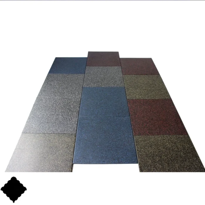 Flatline-Rubber-Gym-Flooring-1m-x-1m-x-20mm-Gymmats-Main TGF02 Rubber Gym Flooring Tiles
