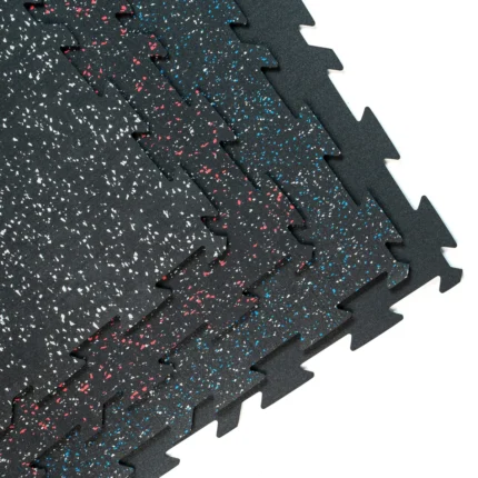 TGF01 Interlocking rubber gym tiles