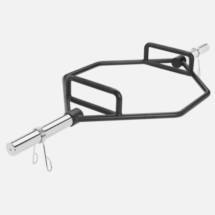 Black & Chrome 2" Olympic Trap Bar