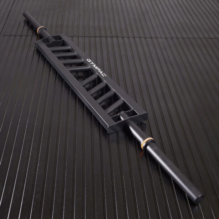 Angled Grip Olympic Swiss Bar - Black