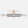 Angled Grip Olympic Swiss Bar
