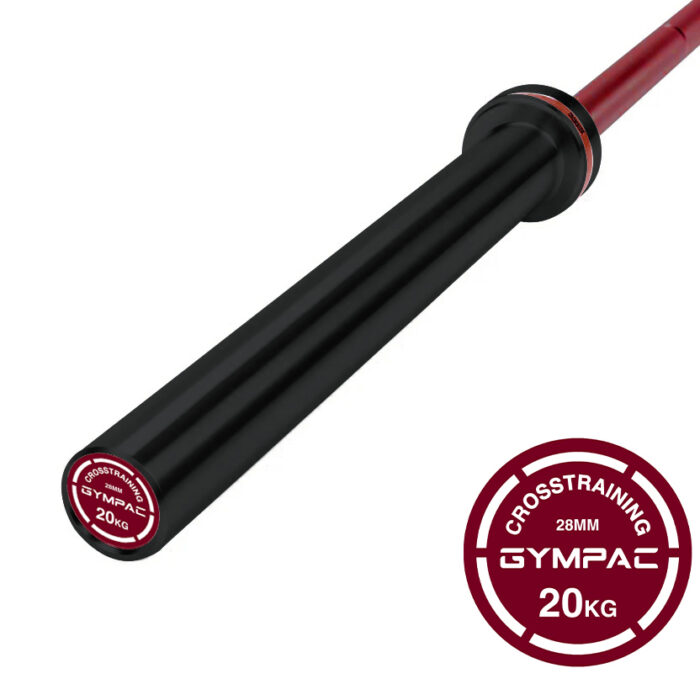 GCQC20 Men's Cross Training Barbells Hard chrome Sleeves + Cerakote Shaft,1500LB Max Loading