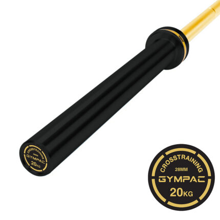 GCQC20-2000 GCQC20 Men's Cross Training Barbells Hard chrome Sleeves + Cerakote Shaft,2000LB Max Loading