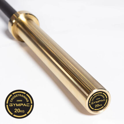 GCTC20-2000 GCTC20 Men's Cross Training Barbells Hard Chrome Sleeves + Cerakote Shaft,2000LB Max Loading