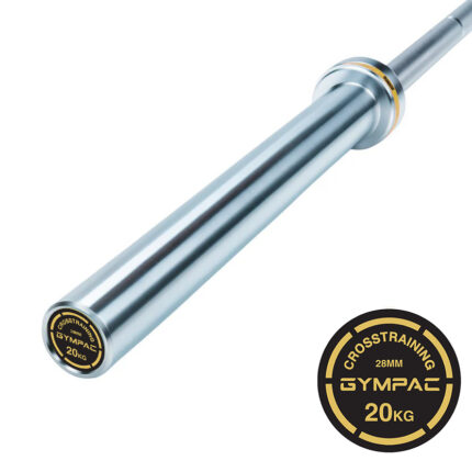 QCHH20 Men's Cross Training Barbells Hard Chrome Sleeves + Cerakote Shaft,2000LB Max Loading